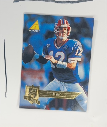 1995 Pinnacle Club Collection #128 Jim Kelly — front