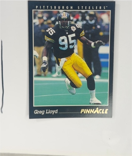 1992 Pinnacle #194 Greg Lloyd — front
