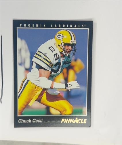1993 Pinnacle #256 Chuck Cecil — front