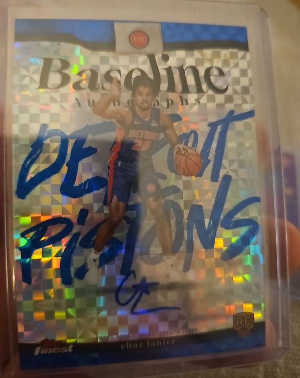 2025-26 Topps Finest #BA-CL Chaz Lanier — front