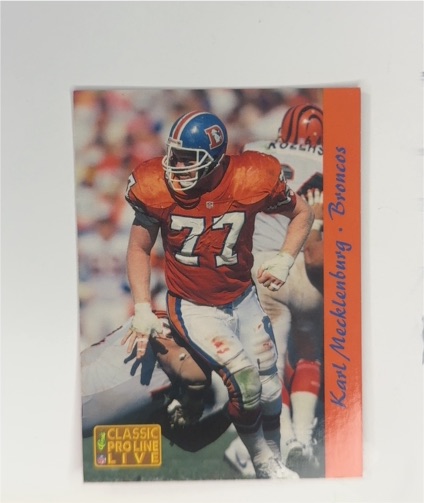 1993 Pro Line Live #71 Karl Mecklenburg — front