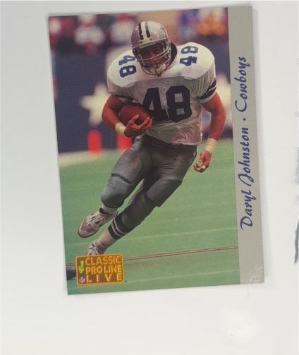 1993 Classic Pro Line Live #52 Daryl Johnston — front