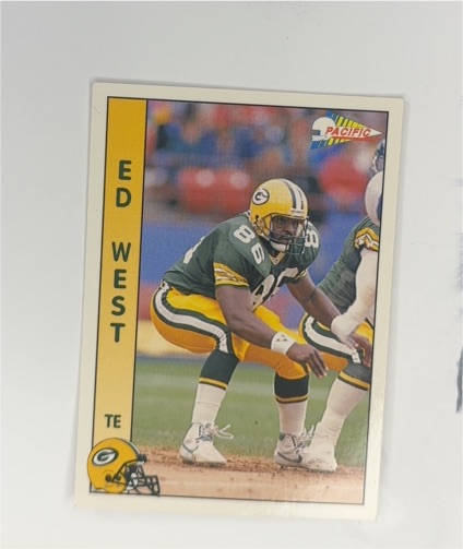 1992 Pacific #420 Ed West — front