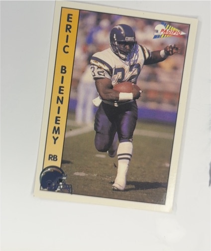1992 Pacific #594 Eric Bieniemy — front