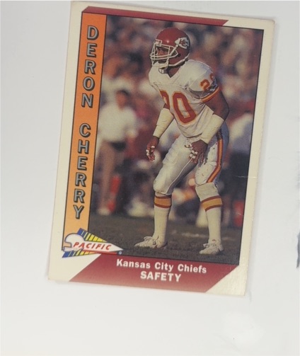 1991 Pacific #206 Deron Cherry — front