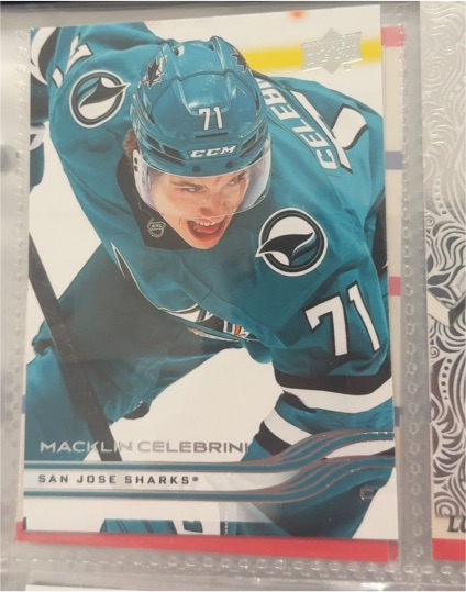 2025-26 Upper Deck Series 1 #136 Macklin Celebrini — front