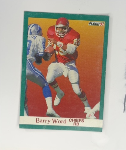 1991 Fleer #101 Barry Word — front