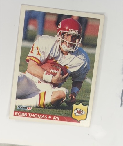 1992 Fleer #185 Robb Thomas — front