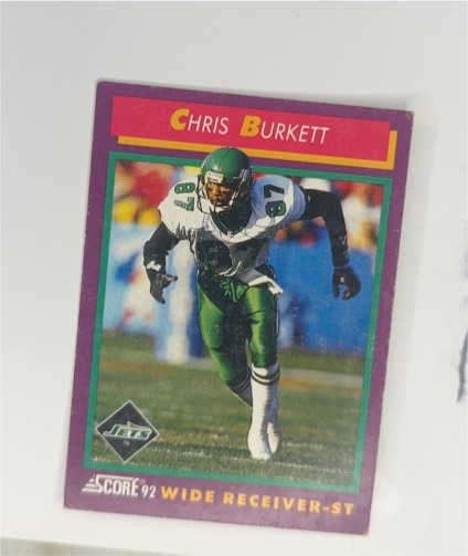 1992 Score #149 Chris Burkett — front
