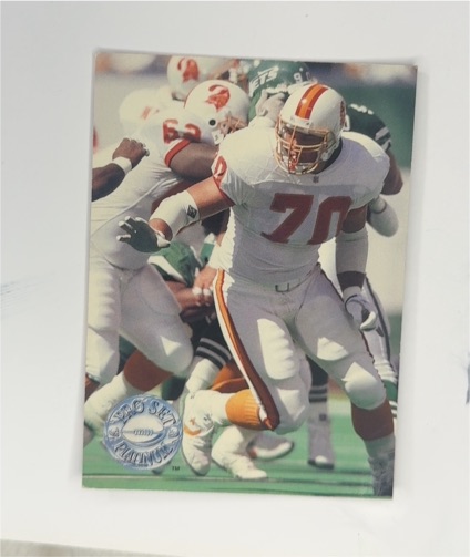 1991 Pro Set Platinum #121 Broderick Thomas — front