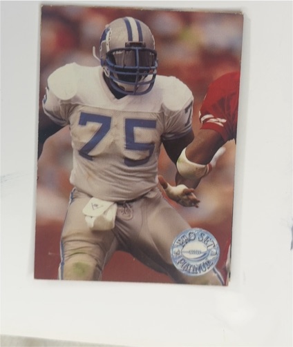 1991 Pro Set Platinum #186 Lomas Brown — front