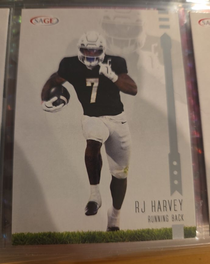 2025 Sage #127 RJ Harvey — front