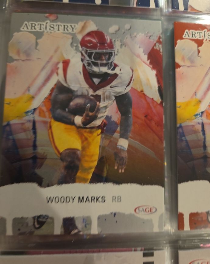 2025 Sage Artistry #24 Woody Marks — front
