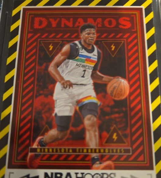 2023-24 Panini NBA Hoops Dynamos #11 Anthony Edwards — front