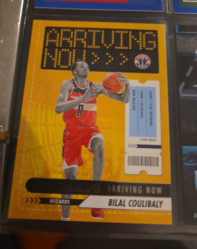 2023-24 Panini NBA Hoops Arriving Now #18 Bilal Coulibaly — front