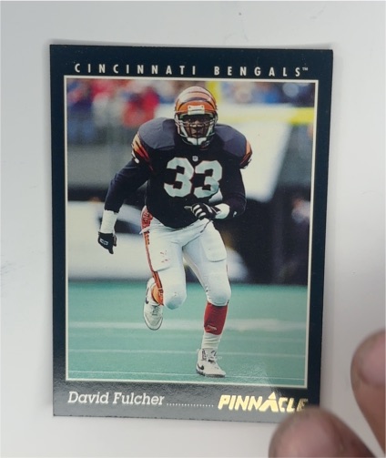 1993 Pinnacle #178 David Fulcher — front