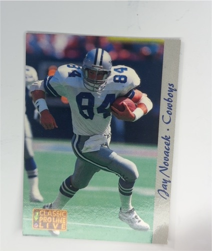 1993 Classic Pro Line Live #61 Jay Novacek — front