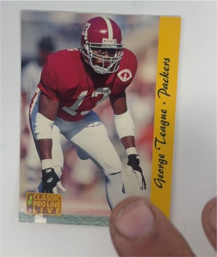 1993 Classic Pro Line Live #95 George Teague — front