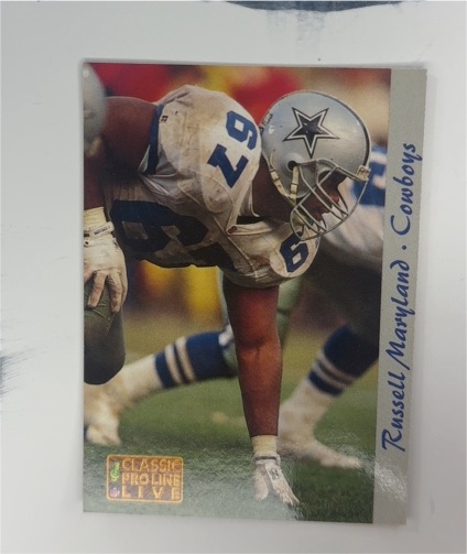 1993 Classic Pro Line Live #58 Russell Maryland — front
