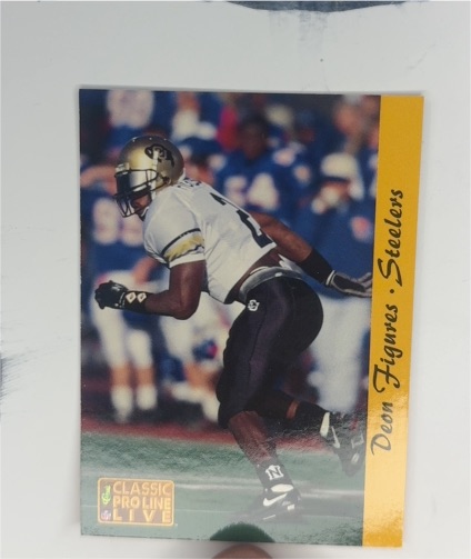 1993 Classic Pro Line Live #233 Deon Figures — front