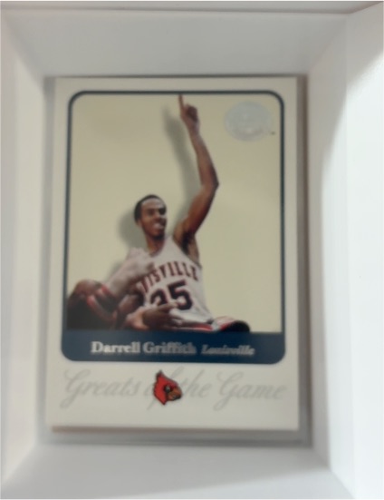 2001 Fleer Greats of the Game #18 Darrell Griffith — front