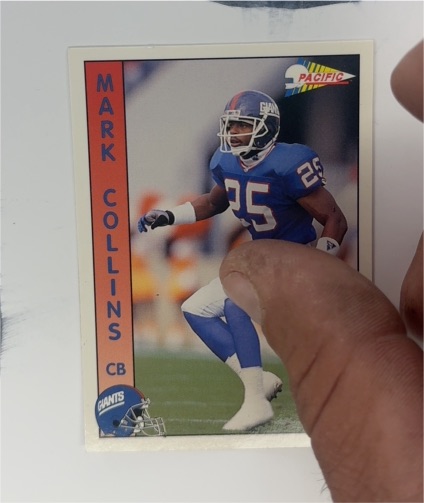 1992 Pacific #540 Mark Collins — front