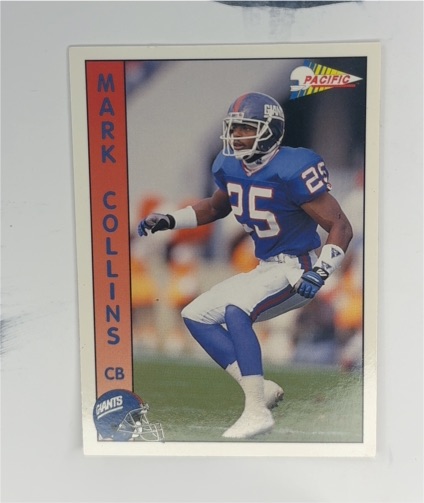 1992 Pacific #540 Mark Collins — front