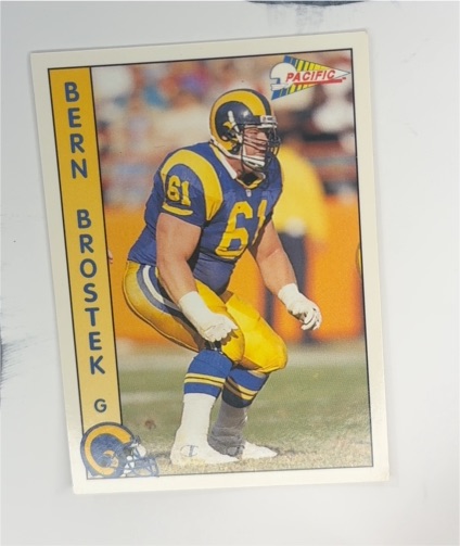 1992 Pacific #481 Bern Brostek — front