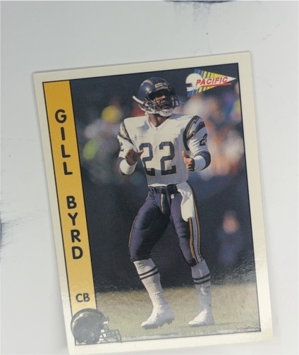 1992 Pacific #599 Gill Byrd — front