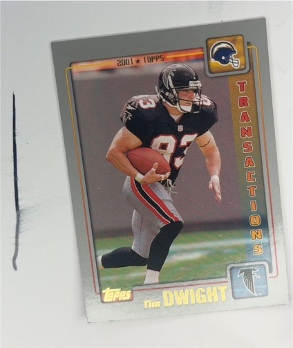 2001 Topps Transactions #26 Tim Dwight — front