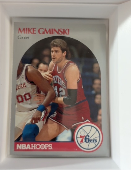 1990-91 NBA Hoops #228 Mike Gminski — front