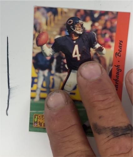 1993 Classic Pro Line Live #25 Jim Harbaugh — front