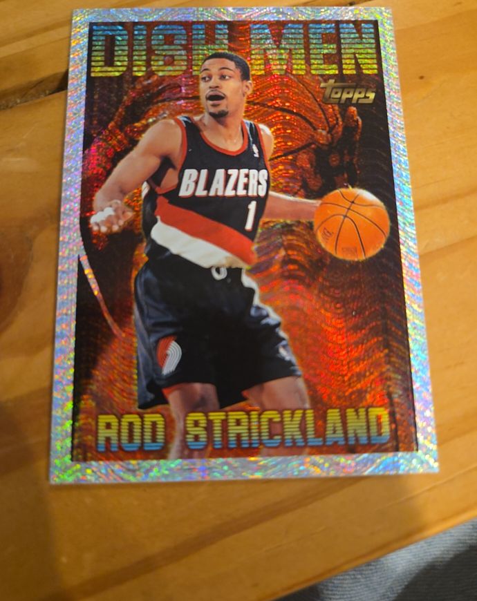 1996-97 Topps Season's Best Dish Men #14 Rod Strickland — front