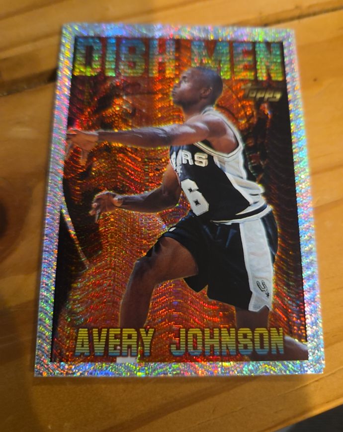 1996-97 Topps Season's Best Dish Men #13 Avery Johnson — front