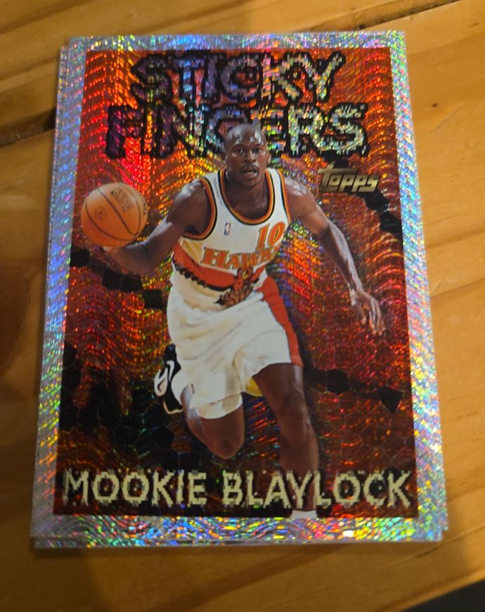 1996-97 Topps Season's Best Sticky Fingers #17 Mookie Blaylock — front