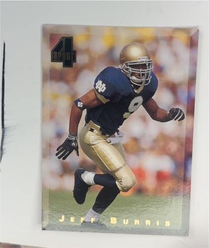 1994 Classic Four Sport #77 Jeff Burris — front