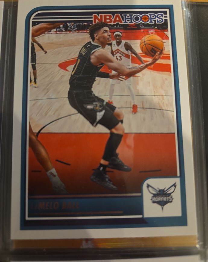 2023-24 Panini NBA Hoops #87 LaMelo Ball — front
