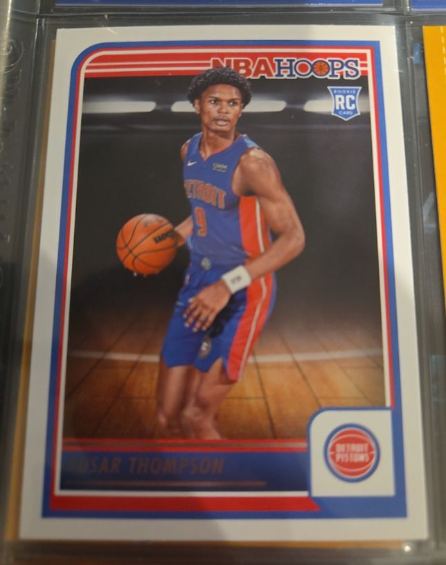 2023-24 Panini NBA Hoops #255 Ausar Thompson Rookie Card — front