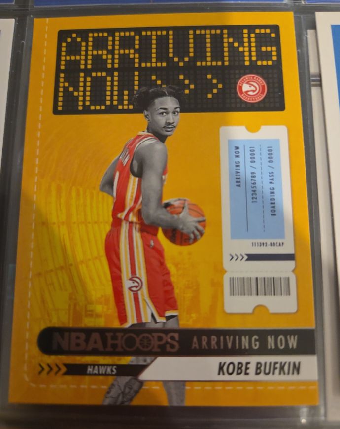 2023-24 Panini NBA Hoops Arriving Now #23 Kobe Bufkin — front