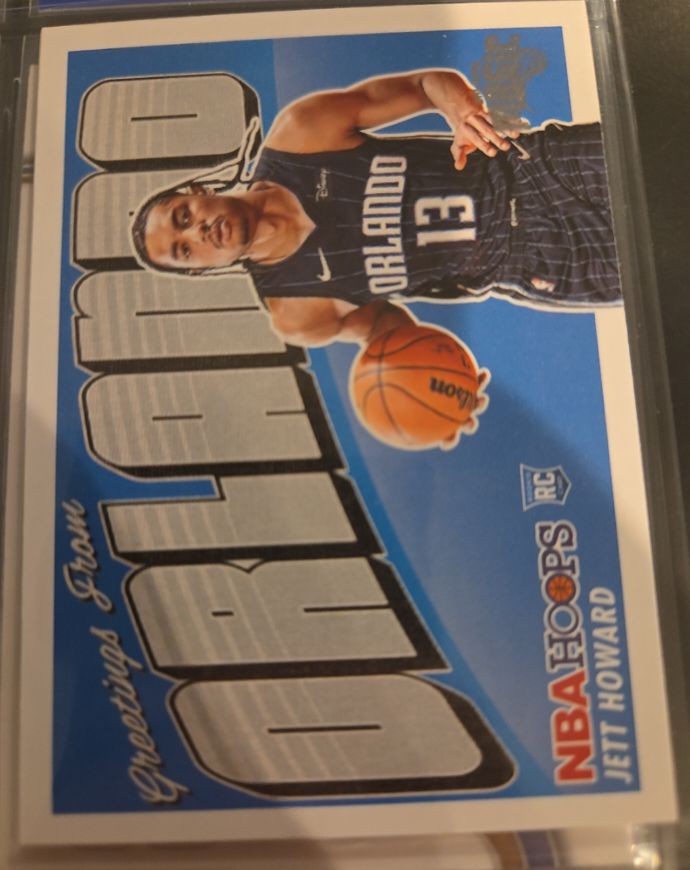 2023-24 Panini NBA Hoops Rookie Greetings #16 Jett Howard — front