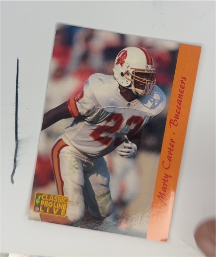 1993 Classic Pro Line Live #265 Marty Carter — front