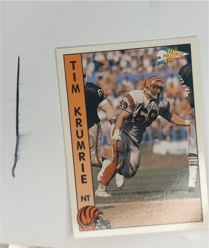 1991 Pacific #70 Tim Krumrie — front