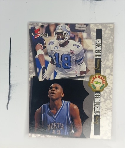 1995 Classic 5 Sport #181 Jerry Stackhouse / Jimmy Hitchcock — front