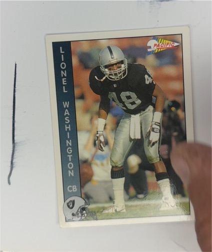 1992 Pacific #473 Lionel Washington — front