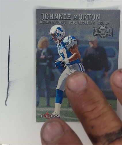 2000 Fleer Metal #151 Johnnie Morton — front