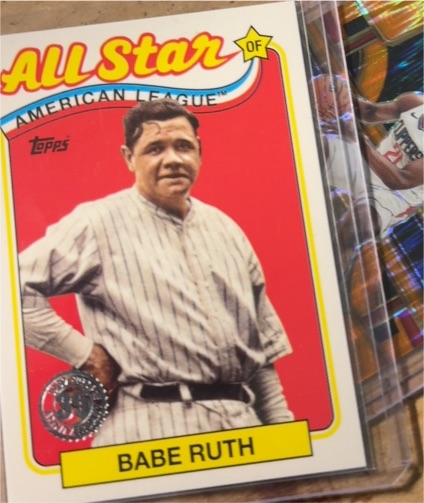 2024 Topps #89ASB-17 Babe Ruth 1989 Topps Baseball 35th Anniversary All-Stars — front