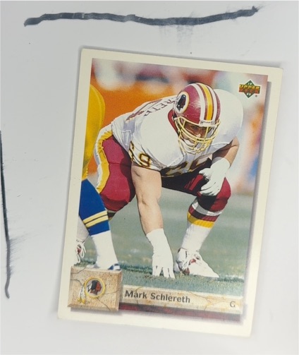 1992 Upper Deck #502 Mark Schlereth — front
