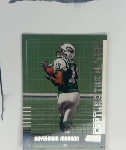 2000 Stadium Club Capture the Action #CA19 Keyshawn Johnson — front