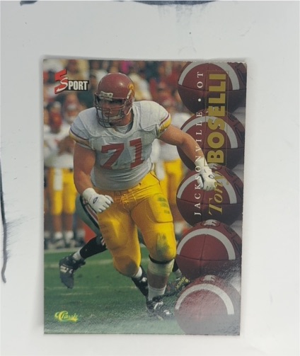 1995 Classic 5 Sport #44 Tony Boselli — front