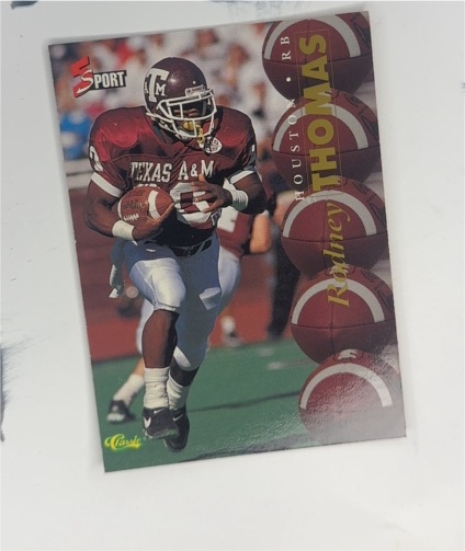 1995 Classic 5 Sport #86 Rodney Thomas — front